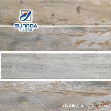 in stock wooded look rustic discontinued ceramic wear-resistance wood floor tiles